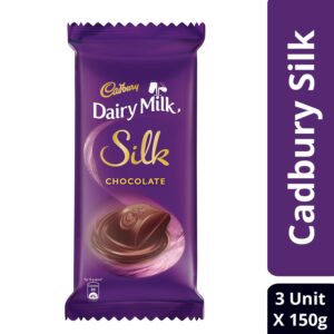 Buy Cadbury-Dairy-Milk-Silk-Chocolate-Bar-150g-Pack-of-3 online at guaranteed lowest price