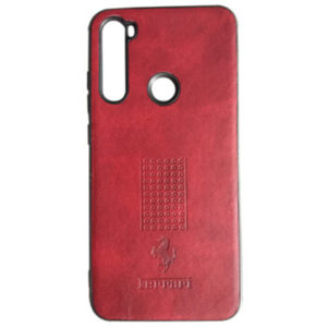 buy Ferrari logo Classy Back Cover for redmi note 8 leather look back cover at guaranted lowest price