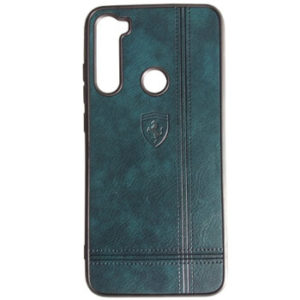 buy Ferrari logo Classy Back Cover for redmi note 8 leather look back cover at guarated lowest price