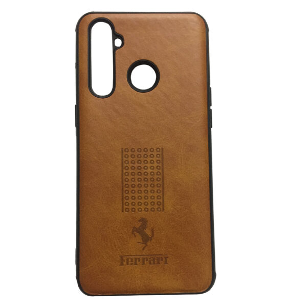real me 5 pro leather back cover