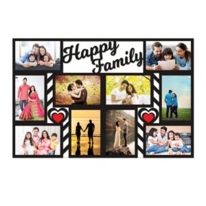buy Family 10 Customized Photo Frame with Name Collage at lowest price guaranteed