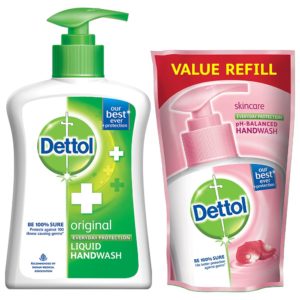 buy Dettol original Skincare Germ Protection Handwash Liquid Soap Pump at lowest price guaranteed