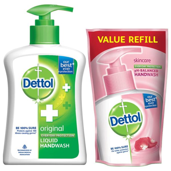buy Dettol original Skincare Germ Protection Handwash Liquid Soap Pump at lowest price guaranteed