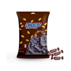 buy Snickers Miniatures Peanut Filled Chocolate at guranted lowest price
