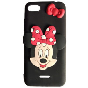 buy Soft Silicone 3D Mickey mouse Hello Kitty Back Cover for Xiaomi Mi Redmi 6A at guaranted lowest price