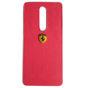 buy Premium Leather Ferrari logo Hybrid Protective Back Case Cover for Redmi K20 at guaranted lowest price