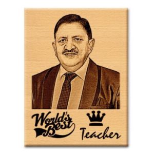 buy Wooden Engraved Photo Plaque Personalized Happy Teacher's Day Gift for Your Teacher at guranted lowest price