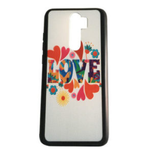 buy LOVE Printed Hard Back Cover Case Compatible for Mi Redmi Note 8 Pro at guaranted lowest price