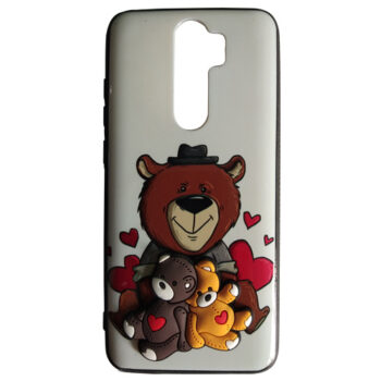 buy Teddy bear Hello Kitty Soft Rubber Case for Mi Redmi Note 8 Pro at guaranted lowest price