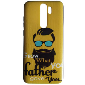 buy Beard men Designer Printed Hard Back Cover Case Compatible for Mi Redmi Note 8 Pro at guaranted lowest price