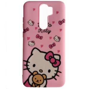 buy Hello kitty Soft Silicone Slim Matte Liquid Silicone TPU Shockproof Back Cover Case for Redmi Note 8 pro at guaranted lowest price