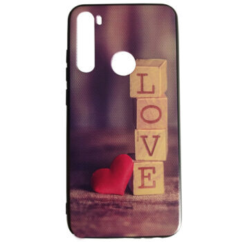buy LOVE Printed Hard Back Cover CaAse Compatible for Mi Redmi Note 8 at guaranted lowest price