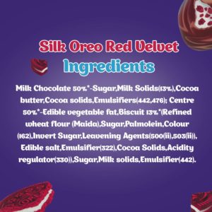 buy cadbury dairy milk silk oreo red velvet chocolate at guaranteed lowest price