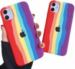 buy iphone 12/12pro rainbow covers at guaranteed lowest price