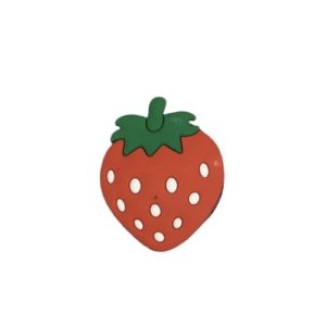 buy cute silicon designer strawberry fruit mobile holder pop socket at guaranteed lowest price