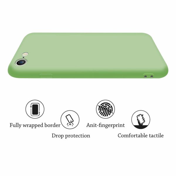 buy Liquid Silicone Gel Rubber Shockproof Candy Phone Cases for Apple iPhone 7/8/SE 2020 at guaranteed lowest price