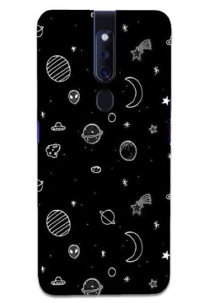 Trendy latest Printed polycarbonate designer mobile back case cover For Oppo F11pro (Polycarbonate hard cover)`