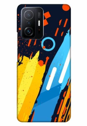 android 10 theme printed designer mobile back case cover for mi 11t - 11t pro