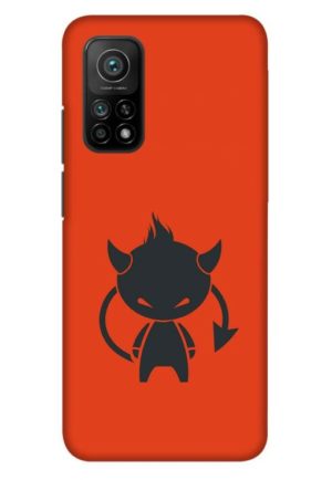 angry girl printed designer mobile back case cover for mi 10t - mi 10t pro
