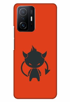 angry girl printed designer mobile back case cover for mi 11t - 11t pro