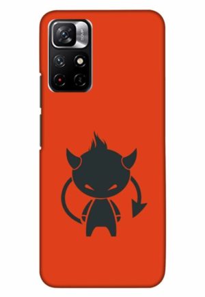 angry girl printed designer mobile back case cover for xiaomi redmi note 11t 5g - poco M4 pro 5g