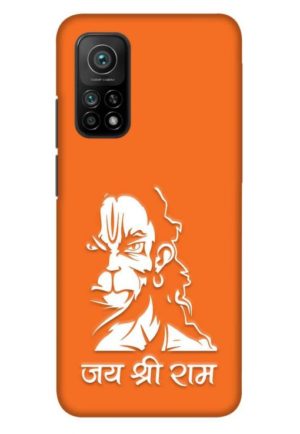 angry hanuman printed designer mobile back case cover for mi 10t - mi 10t pro