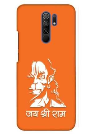 angry hanuman printed designer mobile back case cover for redmi 9 prime - poco m2