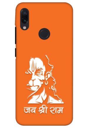 angry hanuman printed designer mobile back case cover for redmi note 7