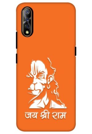 angry hanuman printed mobile back case cover for vivo s1, vivo z1x