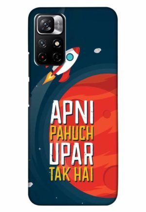 apni to gali par bhi tali padti hai printed designer mobile back case cover for xiaomi redmi note 11t 5g - poco M4 pro 5g