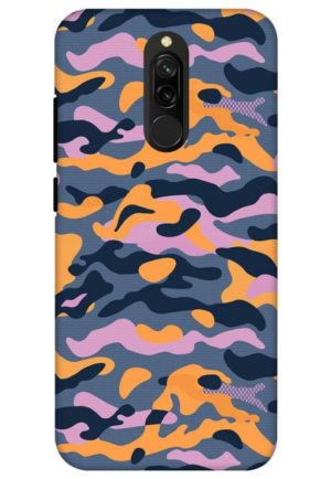 army militry pattern printed designer mobile back case cover for redmi 8