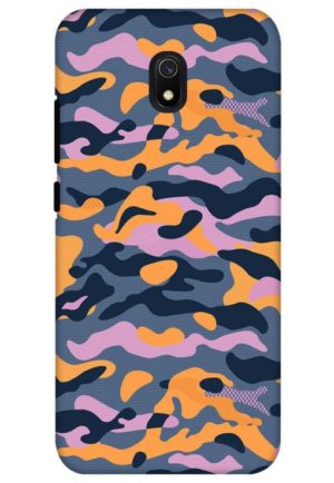 army militry pattern printed designer mobile back case cover for redmi 8a