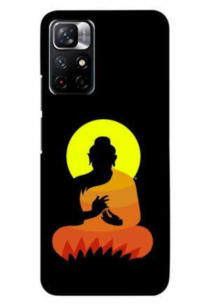 beautifull budha art printed designer mobile back case cover for xiaomi redmi note 11t 5g - poco M4 pro 5g