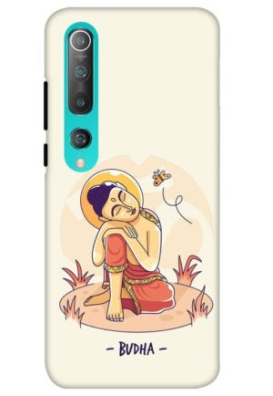 beautifull budha vector printed designer mobile back case cover for mi 10 5g - mi 10 pro 5G