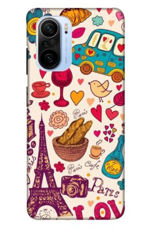 beautifull paris love printed designer mobile back case cover for mi 11x - 11x pro