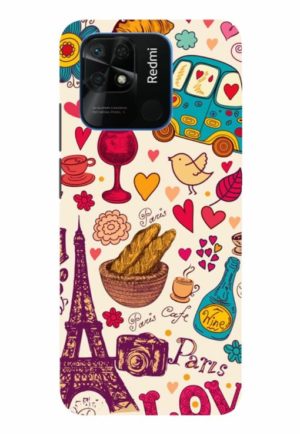 beautifull paris printed designer mobile back case cover for Xiaomi redmi 10 - redmi 10 power
