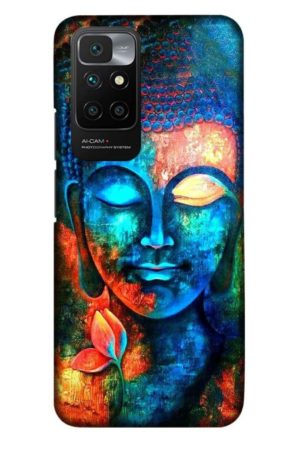 beutifull budha painting printed designer mobile back case cover for Xiaomi redmi 10 Prime