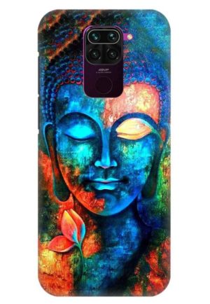 bhudha painting printed designer mobile back case cover for redmi note 9