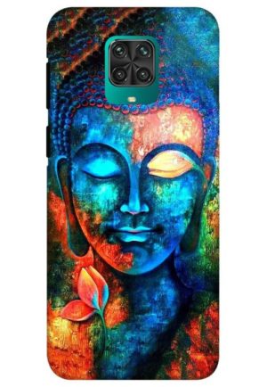 bhudha painting printed designer mobile back case cover for redmi note 9 pro - redmi note 9 pro max - poco m2 pro - redmi note 10 lite