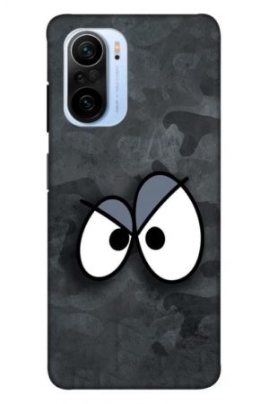 big eye darkmode smily printed designer mobile back case cover for mi 11x - 11x pro