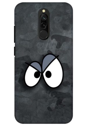 big eyes printed designer mobile back case cover for redmi 8