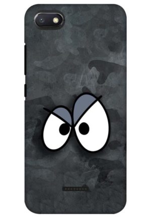 big eyes smiley printed designer mobile back case cover for Xiaomi Redmi 6a