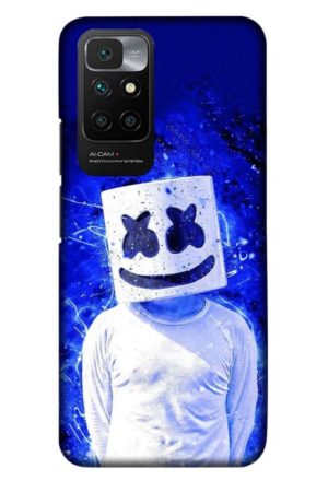 blue marshmello printed designer mobile back case cover for Xiaomi redmi 10 Prime