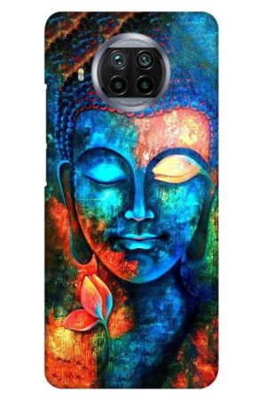 buddha printed designer mobile back case cover for mi 10i