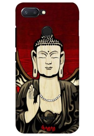 buddha printed designer mobile back case cover for mi 6