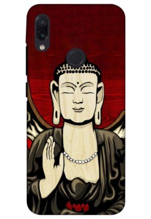 buddha printed designer mobile back case cover for redmi note 7