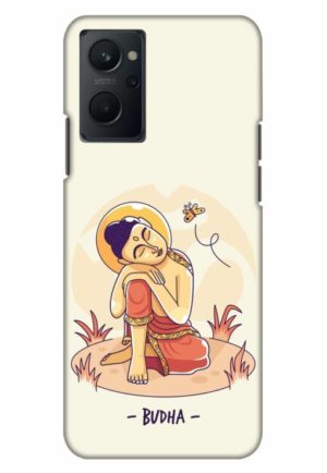buddha vector printed mobile back case cover for realme 9i