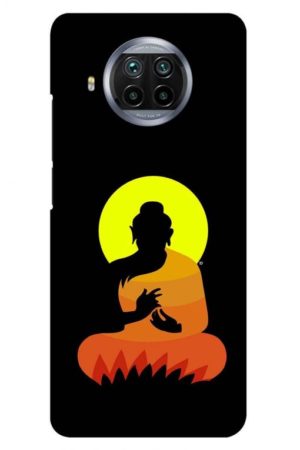 budha art printed designer mobile back case cover for mi 10i