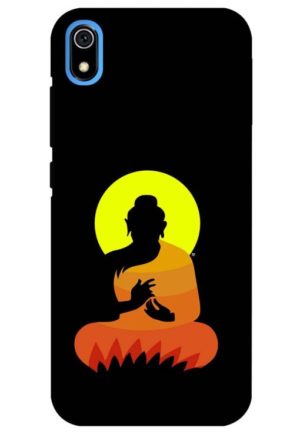 budha art printed designer mobile back case cover for redmi 7a