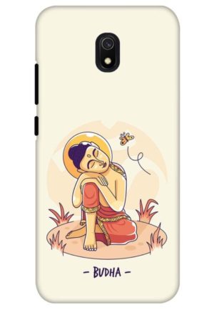 budha art vector printed designer mobile back case cover for redmi 8a
